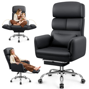 Big and Tall Ergonomic Reclining Office Chair 500LBS