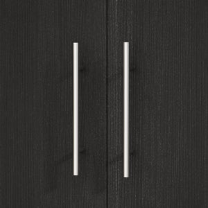 2-Door Wardrobe Armoire with Drawer & Hanging Rod