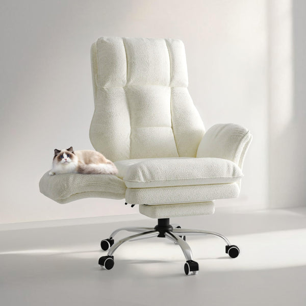 Big & Tall Office Chair with Flip Armrests & Footrest