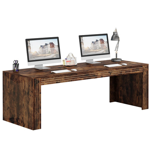 79-Inch Two-Person Double Computer Desk