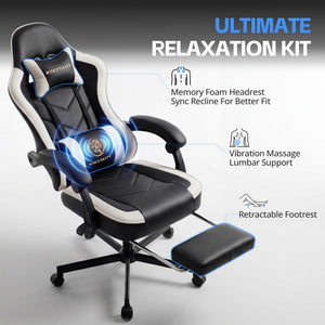 High Back Ergonomic Gaming Chair with Pocket Spring Cushion