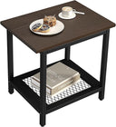 2-Tier Outdoor Side Table with Storage