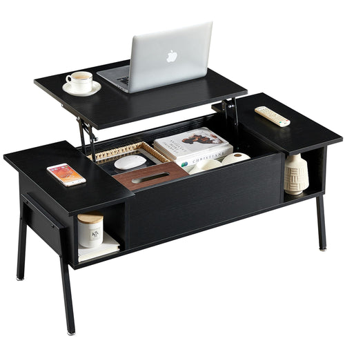 Lift Top Coffee Table with Hidden Storage