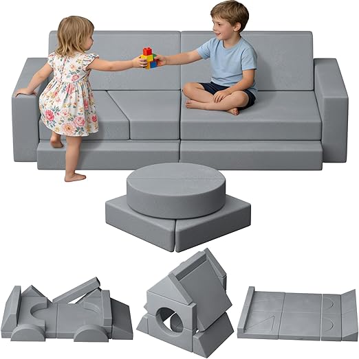 Modular Kids Play Couch 15-Piece Set