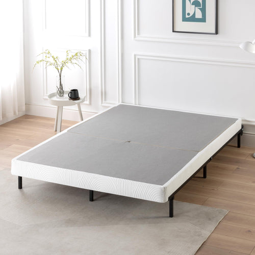 4-Inch No-Assembly Folding Metal Box Spring Mattress Foundation
