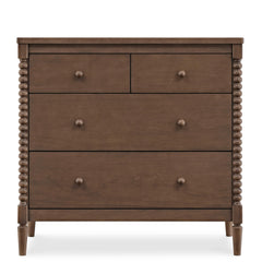 4-Drawer Dresser with Changing Top and Interlocking Drawers