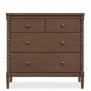 4-Drawer Dresser with Changing Top and Interlocking Drawers