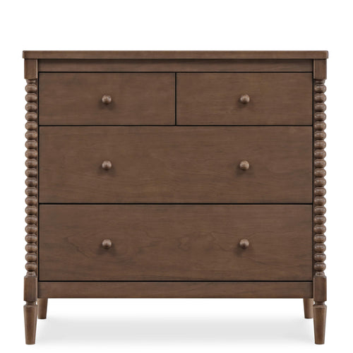 4-Drawer Dresser with Changing Top and Interlocking Drawers