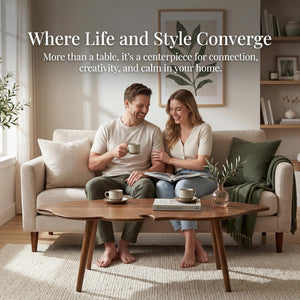 Leaf-Shape Coffee Table
