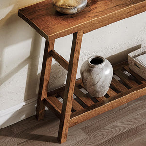 70.9" 2-Tier Console Table for Entryway & Living Room