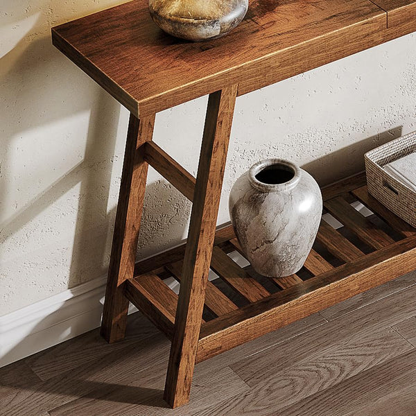 70.9" 2-Tier Console Table for Entryway & Living Room