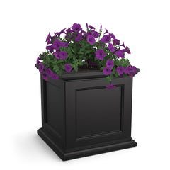 28-Inch Square Outdoor Planter Box – UV-Resistant Polyethylene, Indoor/Outdoor
