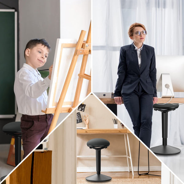 Standing Desk Perch Stool with Memory Foam Seat