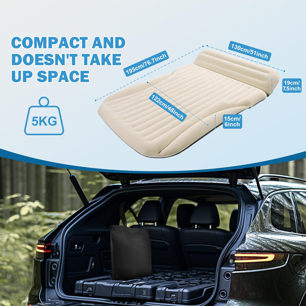 SUV Car Air Mattress – Full Size Inflatable Trunk Bed