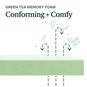 8 Inch Green Tea Memory Foam Mattress
