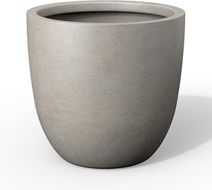 Round Concrete Planter 18-Inch