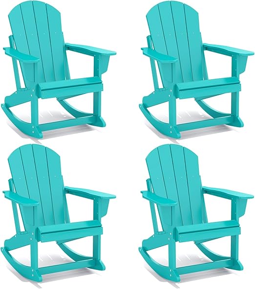HDPE Adirondack Rocking Chair – Outdoor Porch Rocker