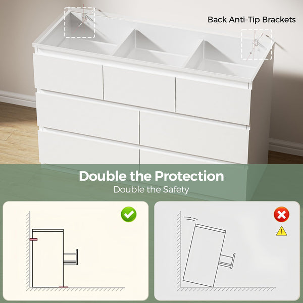 7-Drawer Dresser with Deep Storage