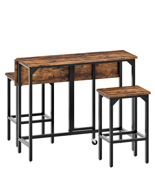 Folding Bar Table and 2-Stool Set