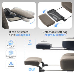 Ergonomic Gaming Chair with Footrest