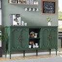 Vintage Buffet Sideboard Cabinet with 4 Doors, 59" Wide