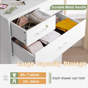 7-Drawer Dresser Chest of Drawers for Bedroom