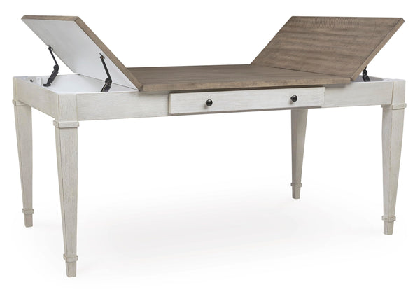 Farmhouse Rectangular Dining Table with Storage