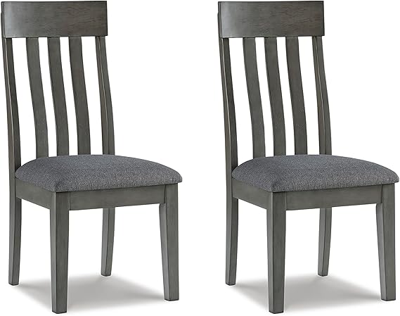 Rake Back Upholstered Dining Chair, Set of 2