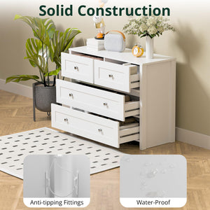 4-Drawer Dresser with Storage