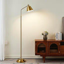 65.3" Industrial Floor Lamp with Adjustable Head & Dual Base