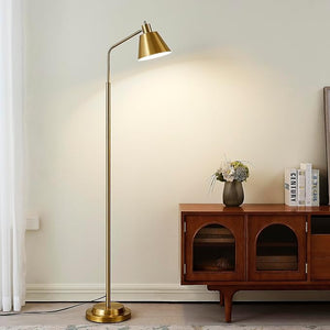 65.3" Industrial Floor Lamp with Adjustable Head & Dual Base