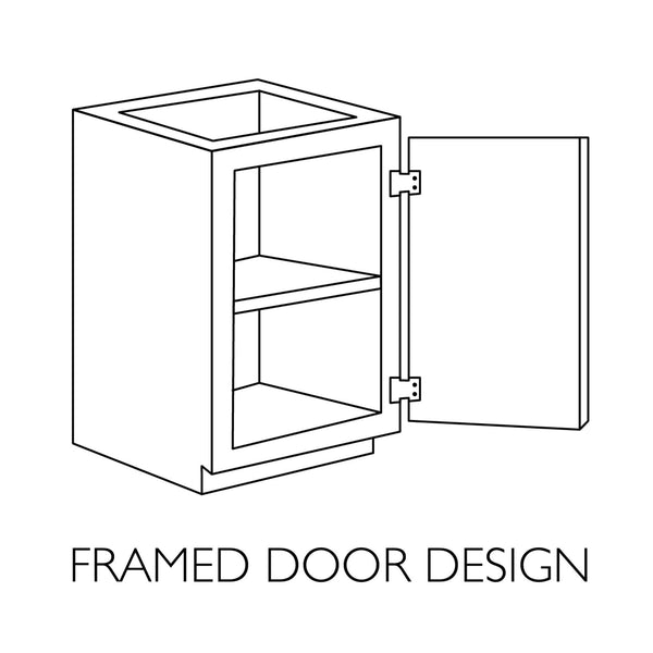 30-Inch Solid Wood Bathroom Vanity Cabinet – White, Ready to Assemble