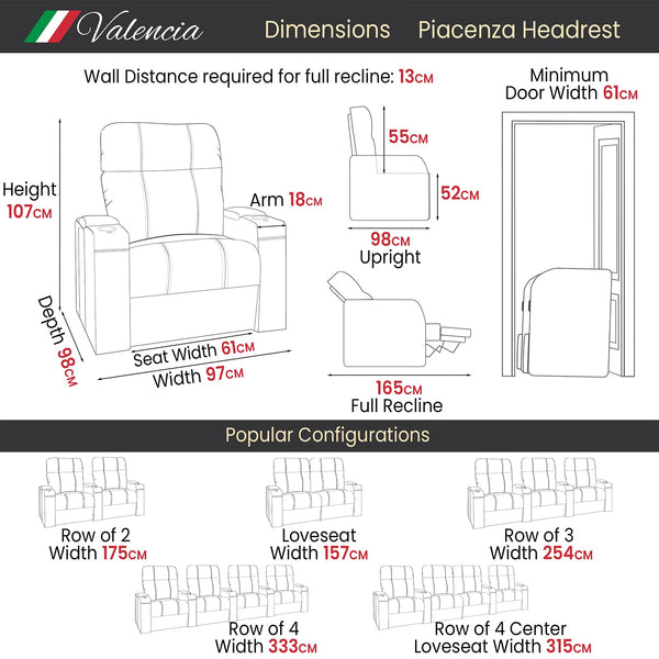Power Recliner Home Theater Seat