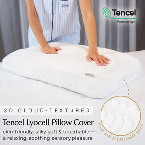 Adjustable Memory Foam Bed Pillow – Neck & Shoulder Support