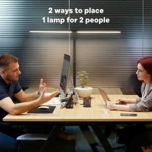 LED Desk Lamp with Clamp & Remote Control