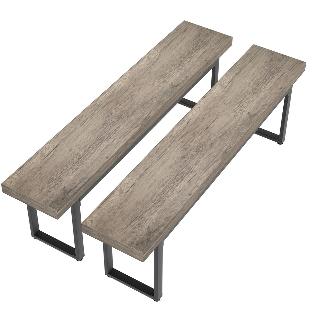 Dining Bench Set of 2 – Farmhouse Kitchen & Bedroom Bench