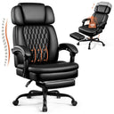 Big and Tall Office Chair 400 lbs with Footrest & Reclining