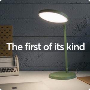 10,000 Lux Adjustable Bright Light Therapy Desk Lamp - Sage Green