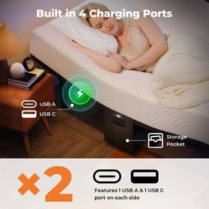 Queen Adjustable Bed Frame with Head & Foot Incline