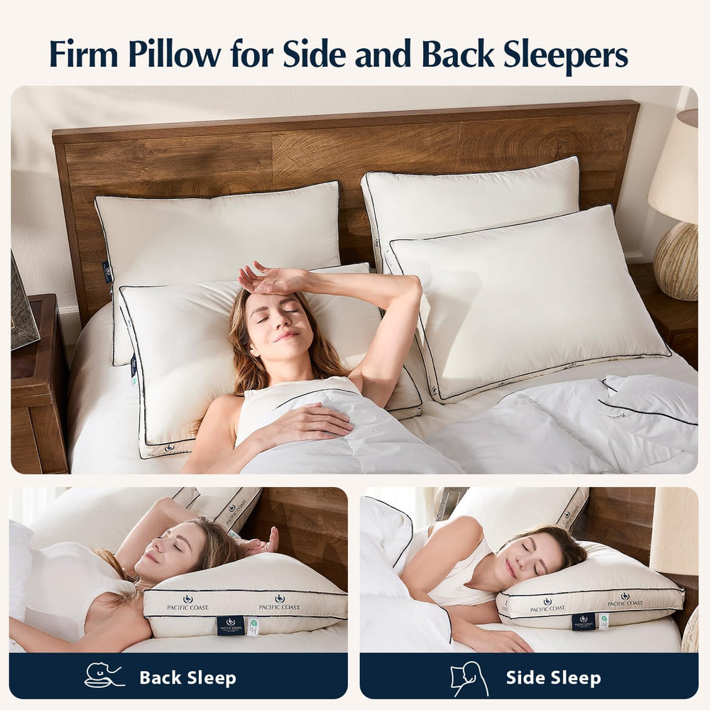 Goose Feather & Down Bed Pillows