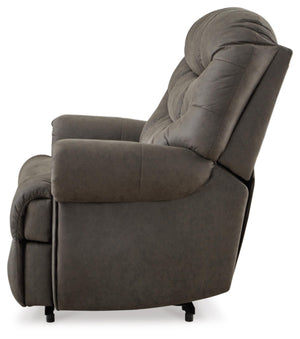 Large Zero Wall Recliner Chair – Grey Faux Leather