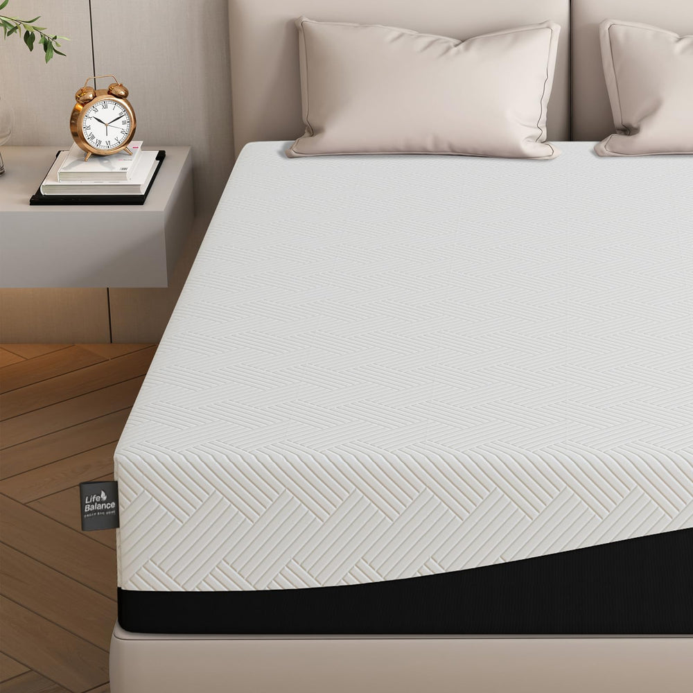 Cooling Gel Memory Foam Mattress – Twin, Full, Queen & King