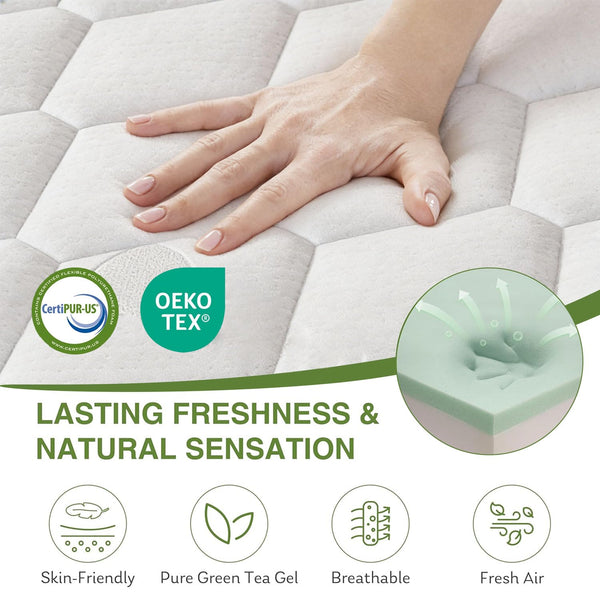 12-Inch Hybrid Mattress – Memory Foam & Pocket Spring