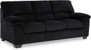 Contemporary Corduroy Sofa – 3-Seat Living Room Couch