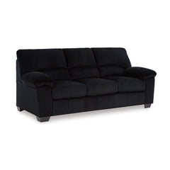 Contemporary Corduroy Sofa – 3-Seat Living Room Couch