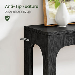 47.2" 2-Tier Console Table with Storage