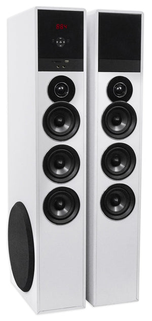 Home Theater Tower Speaker System with Subwoofers & Bluetooth