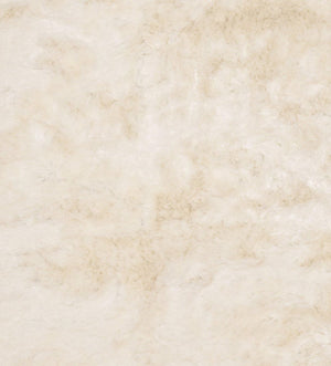 Ivory Handmade Shag Area Rug 3x5 – Soft Flowing Pile for Bedroom, Hallway & Entryway
