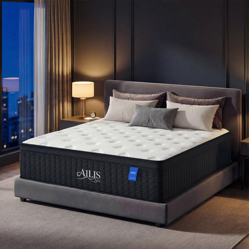 12-Inch Hybrid Mattress – Queen & King | Gel Memory Foam, Pocket Springs, Euro Top