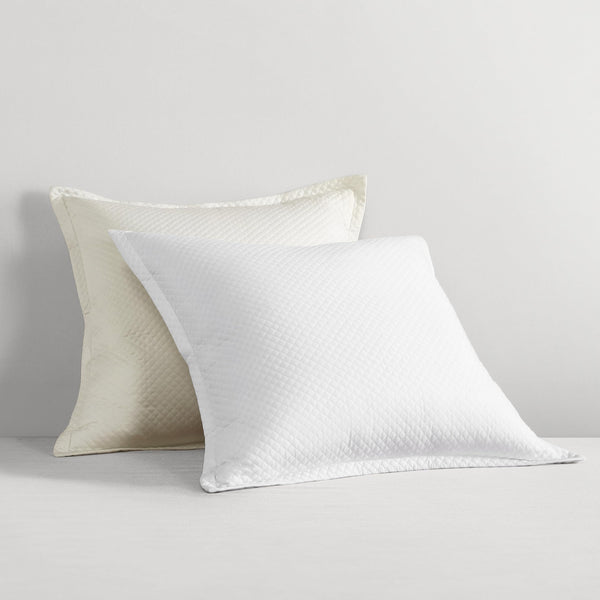 Diamond Quilted Egyptian Cotton Euro Sham 26" x 26"
